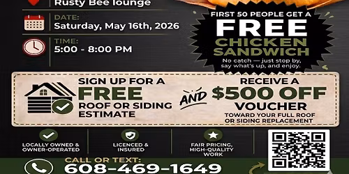 \tMadison Community Pop-Up: Free Chicken + Roofing Deals