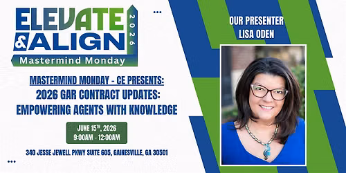 June 2026  Elevate & Align Mastermind Monday - CE with Breakfast