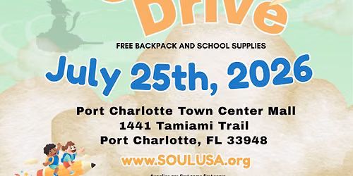 6th Annual Back to School Drive- Port Charlotte Mall