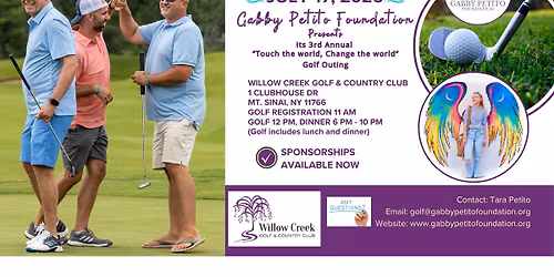 Golf Outing - 3rd Annual Touch the World, Change the World 