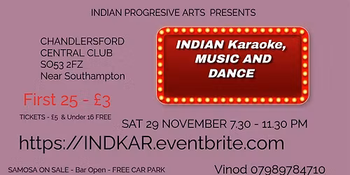 Indian Karaoke Music and Dance