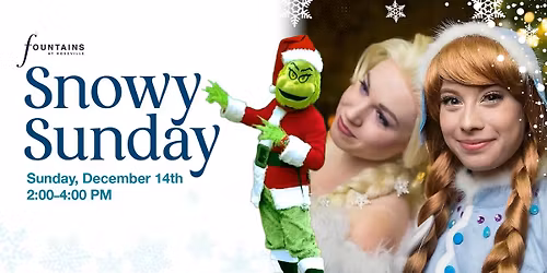 Snowy Sunday with Anna, Elsa, and the Grinch