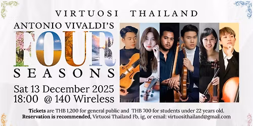 Antonio Vilvaldi's Four Seasons | Virtuosi Thailand