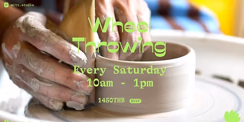 Pottery Wheel Throwing Workshop - All level welcome