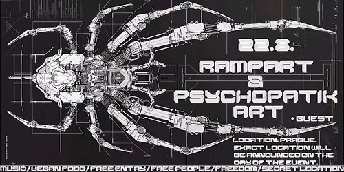 Nature Tekno Ritual\ud83c\udf3f23\ud83d\udd0aRAMPART & PSYCHOPATIK ART+Guest