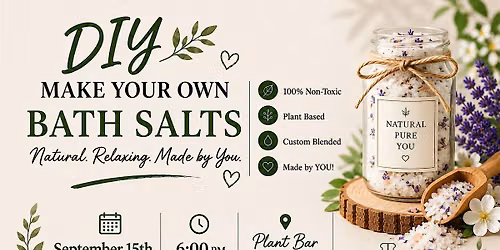 DIY make your own bath salts