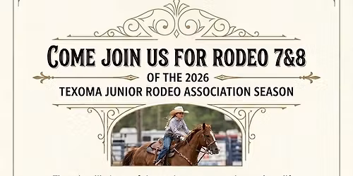 Texoma Junior Rodeo Association Rodeo 7 & 8