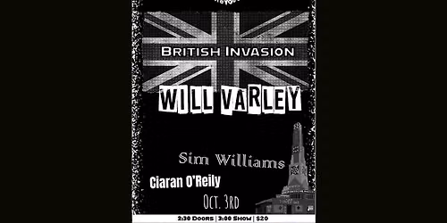 Will Varley, Sim Williams, Ciaran O'Reily @ The Tower Bar