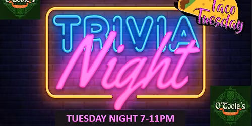 Trivia Tuesdays @ O'Toole's Irish Pub