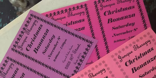 Junque Therapy Christmas Extravaganza