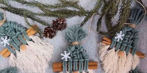 Macrame Gnome Making with Ali Co