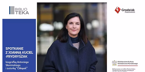 Spotkanie z Joann\u0105 Kuciel-Frydryszak, biografk\u0105 Antoniego S\u0142onimskiego i autork\u0105 "Ch\u0142opek"