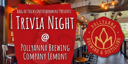 Trivia Night at Pollyanna Brewing Co. (Lemont)