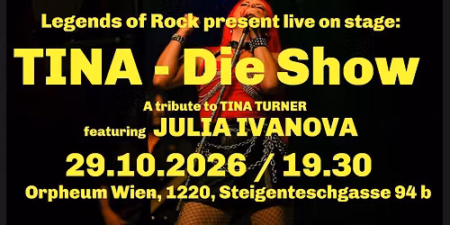 TINA - Die Show! Wieder in Wien!