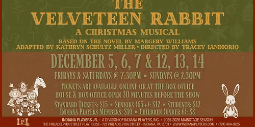 "The Velveteen Rabbit" Youth Christmas Musical