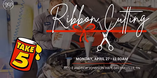 Ribbon Cutting - Take 5 Oil Change