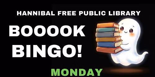 Booook Bingo at Hannibal Free Public Library 