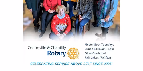 Lunch Meeting 12\/9: Holiday Lunch Centreville & Chantilly Rotary