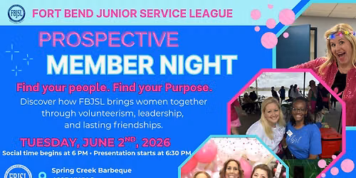 FBJSL Prospective Member Night!