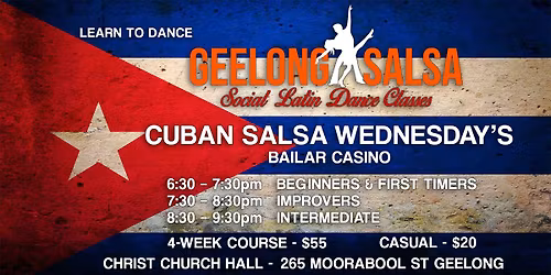 Salsa Dance Classes - Geelong