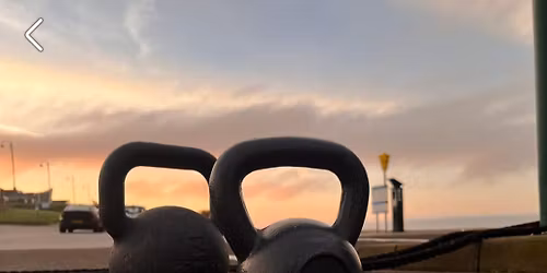 Workout on the beach 