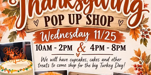 \ud83e\udd83\ud83c\udf42 GPC THANKSGIVING POP-UP SHOP! \ud83c\udf42\ud83e\udd83