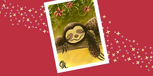 Grown Up Paint Along - Sloth