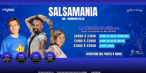 Salsamania au Lydo (Salsa) - Avec DJ Carlos
