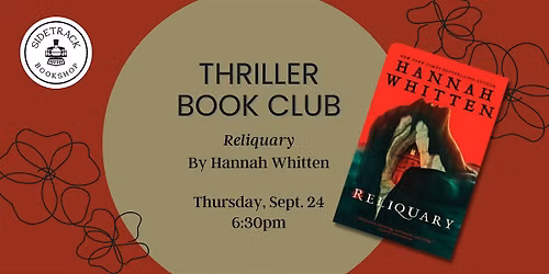 Thriller Book Club - Reliquary