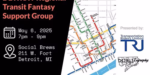 Detroit Regional Transit Fantasy Support Group 2026