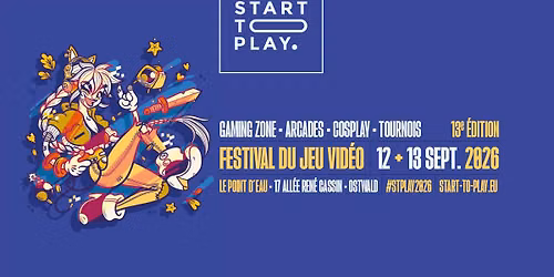 Start To Play 2026 - Festival du jeu vid\u00e9o