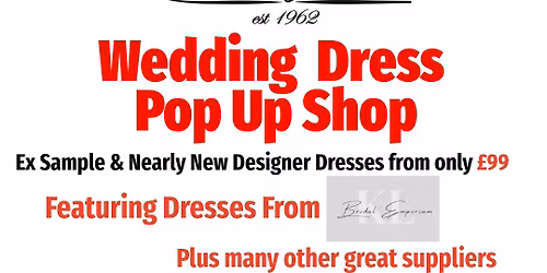 Wedding Dress Pop Up Shop