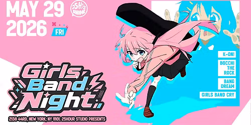 25 Hour Studio: Girls Band Night