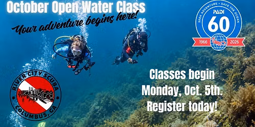 October Open Water Diver Course