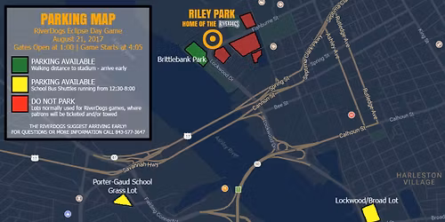 Parking Myrtle Beach Pelicans at Charleston RiverDogs