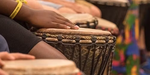 Community Drum Circle at Mountain View Library