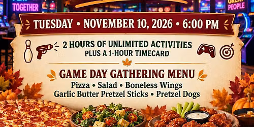 Friendsgiving at Main Event Baton Rouge