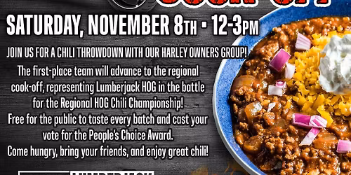H.O.G Chapter Chili Cook-Off! 
