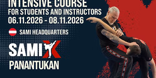 SAMI-X PANANTUKAN Intensive Seminar!
