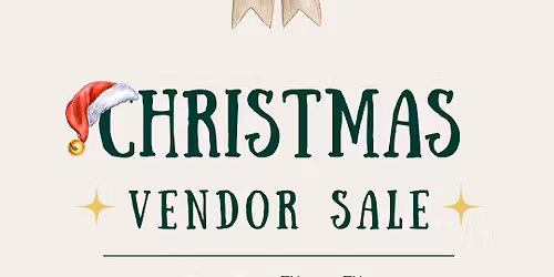 Christmas Vendor Sale 