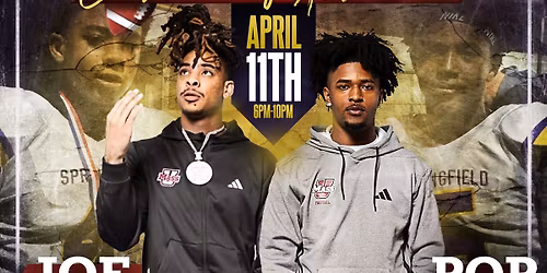 Celebration of Achievement x UMass Amherst Football x Pop Watson & Joe Griffin Jr.