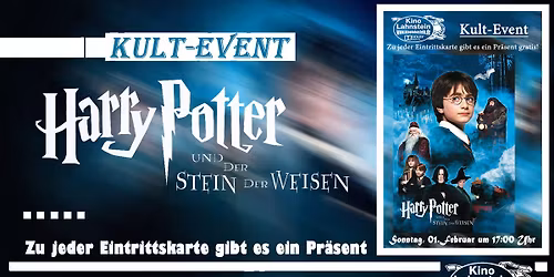 >>> KULT-EVENT <<< Harry Potter und der Stein der Weisen
