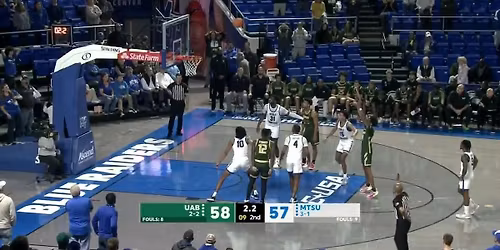 UAB Blazers at Middle Tennessee Blue Raiders Mens Basketball