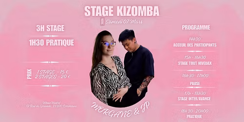 Stage Kizomba by Morgane et Jp + Social