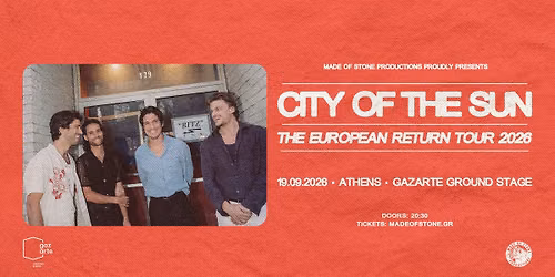 City Of The Sun [US] || 19.09.2026 || Athens