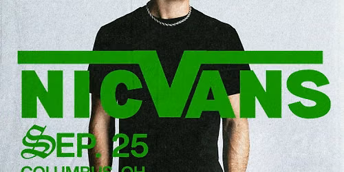 Nic Vans @ Forum - Columbus, OH - 09.25.26