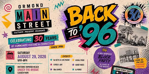Back to \u201996: Ormond Main Street\u2019s 30th Anniversary Block Party