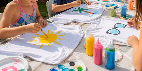 Summer Art Club - T shirt painting