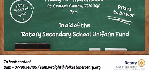 Folkestone Rotary Club Quiz Night