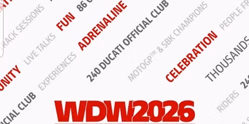 WDW 2026 - 100 years of Ducati Edition
